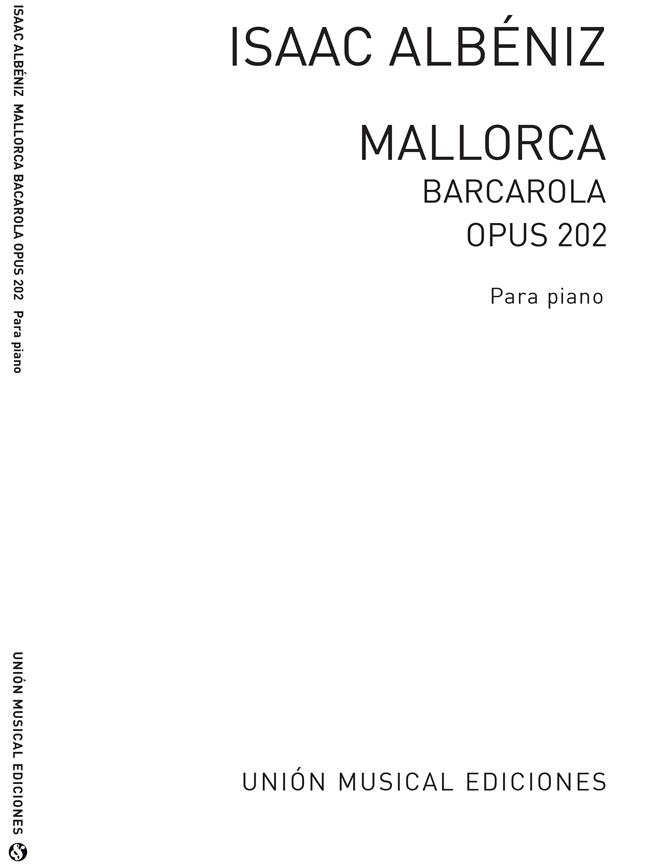 Albeniz Mallorca Barcarola Op.202 Piano